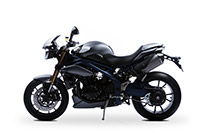 Triumph Speed Triple - matt graphite/blue stripes