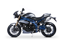 Triumph Speed Triple - matt graphite/blue stripes