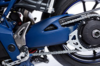 Triumph Speed Triple - matt graphite/blue stripes