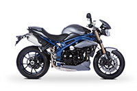 Triumph Speed Triple - matt graphite/blue stripes