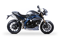 Triumph Speed Triple - matt graphite/blue stripes