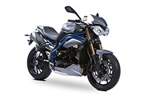 Triumph Speed Triple - matt graphite/blue stripes