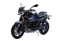 Triumph Speed Triple - matt graphite/blue stripes