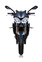 Triumph Speed Triple - matt graphite/blue stripes