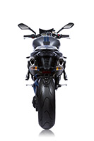 Triumph Speed Triple - matt graphite/blue stripes